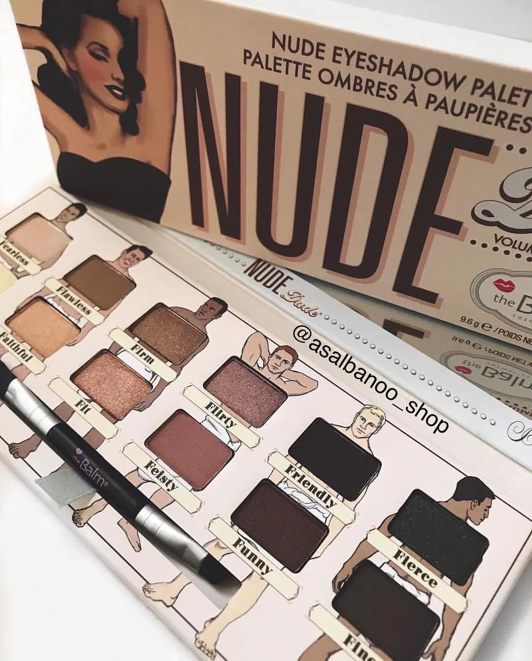 پالت سایه ۱۲ رنگ Nude Dude دبام
