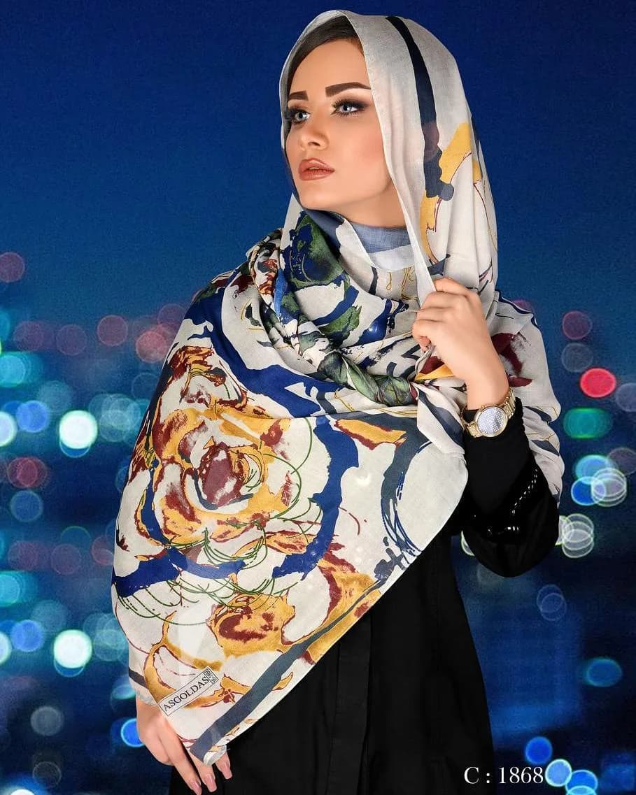 شال نخی لطیف آس گلد آس