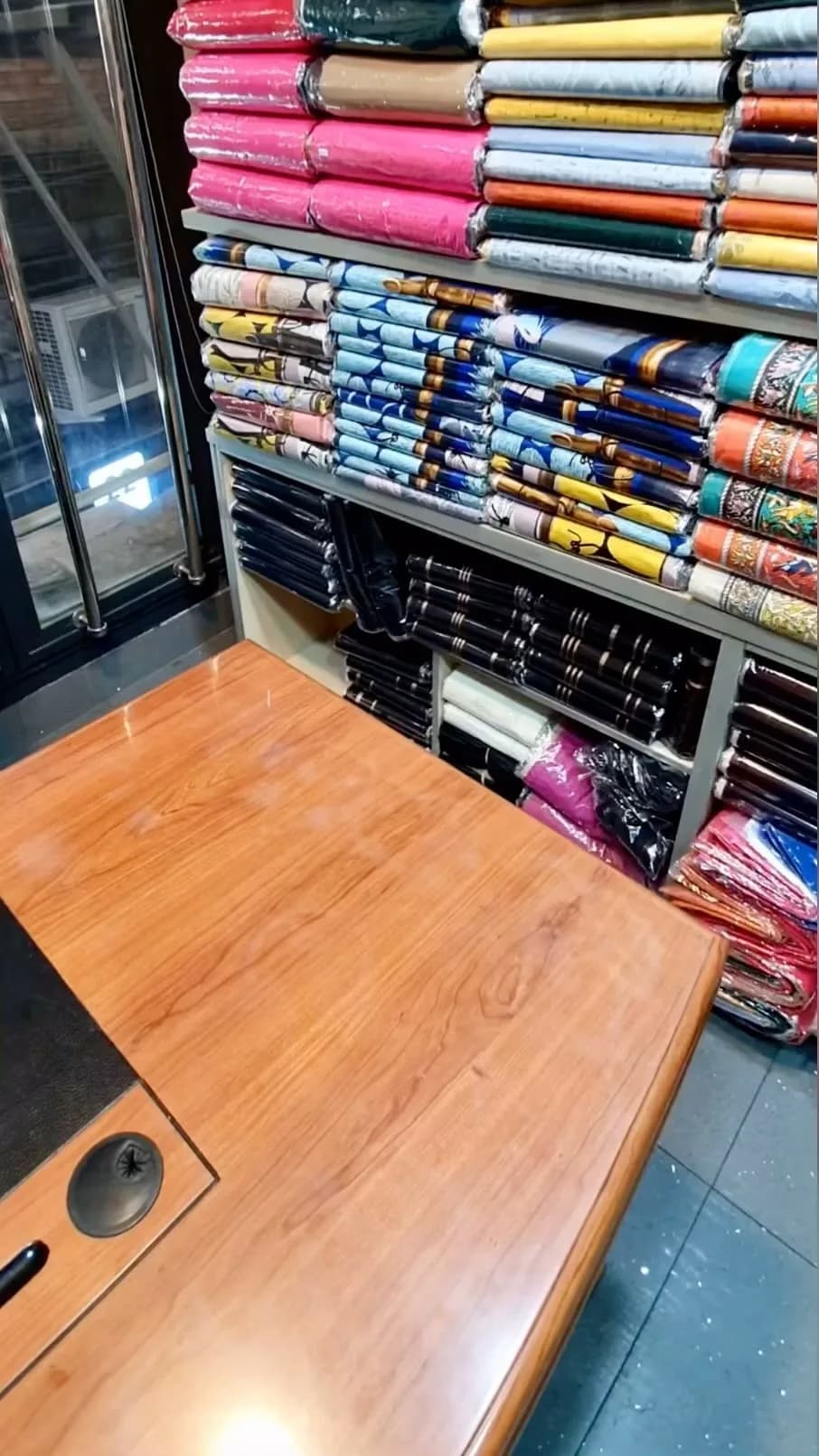 شال نخی پلیسه گلدار