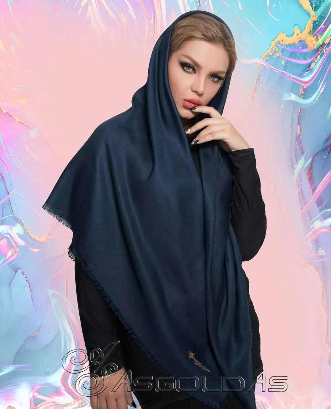 روسری نخی ریشه سوزنی سایز ۱۲۰ آسگلداس