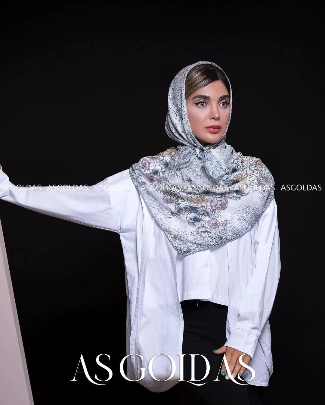 شال نخی سایز ۱۱۰ آسگلداس