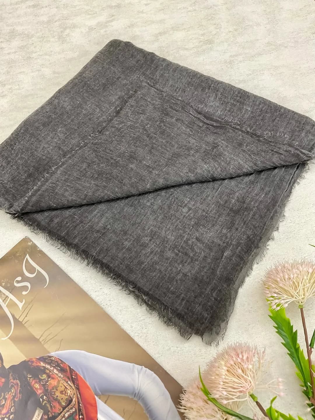 روسری نخی چروک دور ریش ۱۲۰
