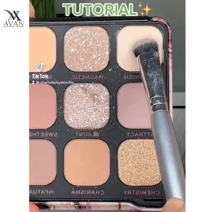 پالت سایه الور روولوشن، رنگ چندرنگ، جنس پلاستیک، مربعی چندرنگ