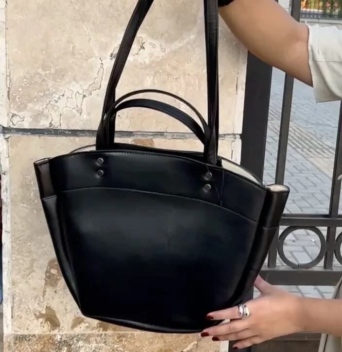 کیف دستی چرمی مدل زارا