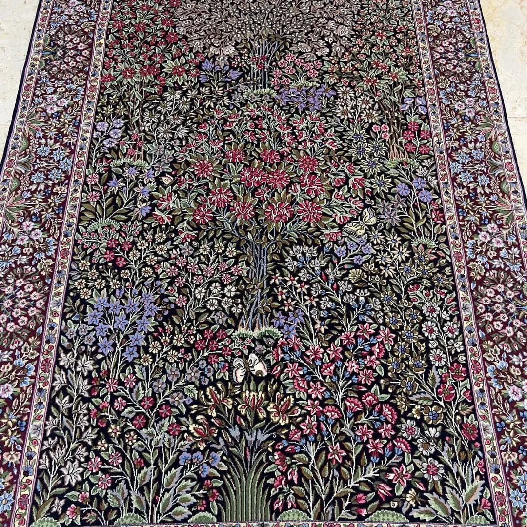 قالیچه چهار متری حسنخانی کرمان