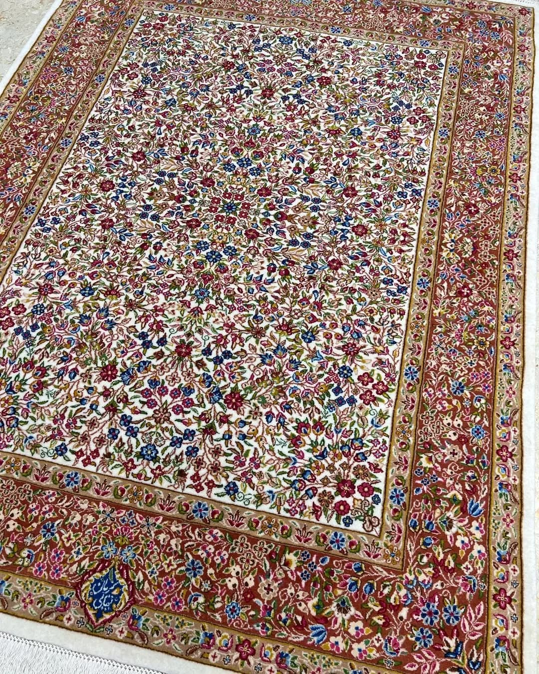 جفت قالیچه سه متری گلافشان