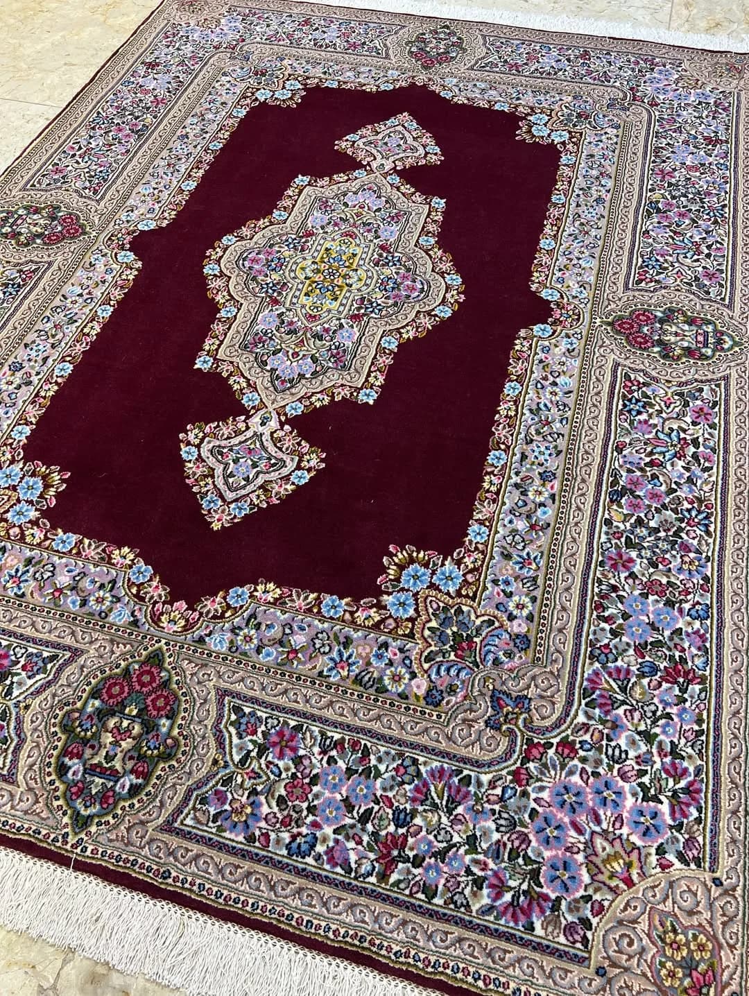 قالیچه سه متری لاکی کفساده کرمان