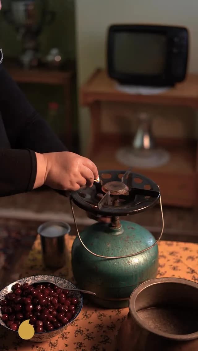 شربت آلبالو خانگی بقالزاده