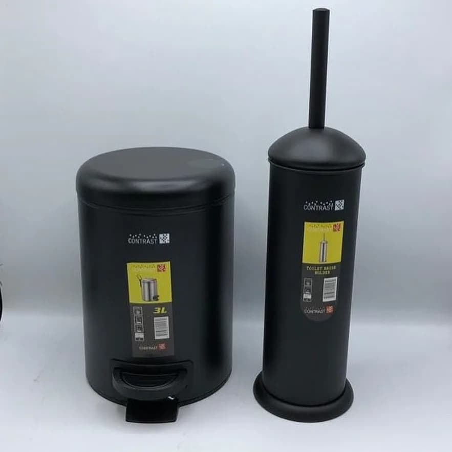 سطل زباله ۳ لیتری درب آرام بند کنتراست