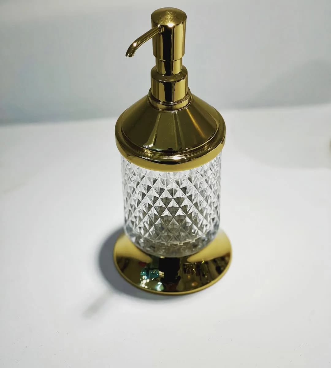 ست شش پارچه کریستال و برنج