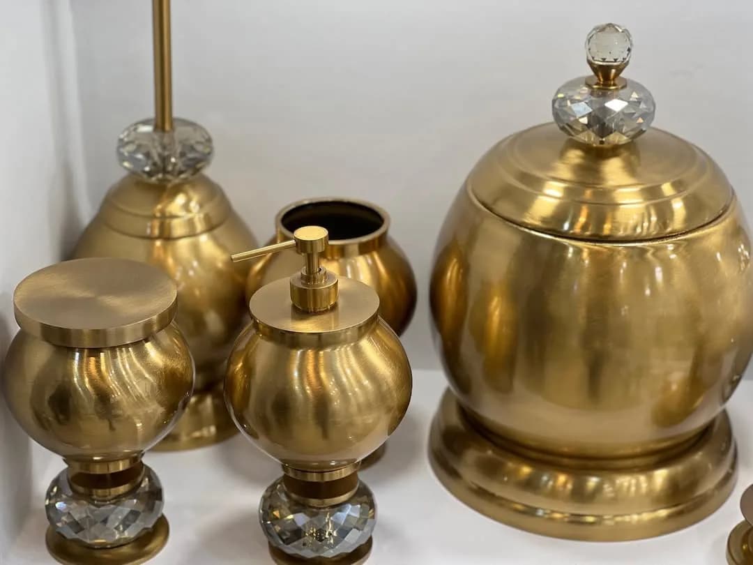 ست لوکس تمام برنج طلایی مات