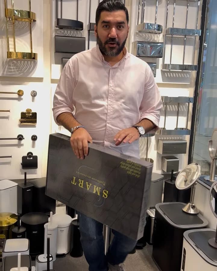 رخت‌آویز تاشو تمام استیل اسمارت