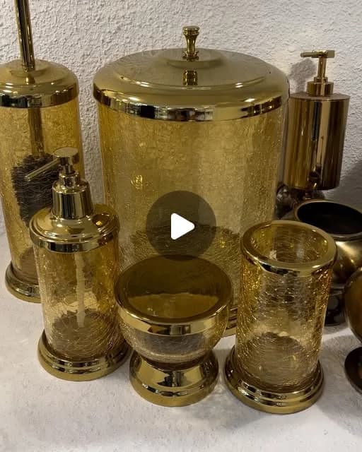 ست ۶ پارچه لوکس کریستال و استیل