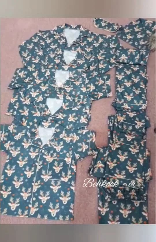 ست لباس خانواده طرح گوزن