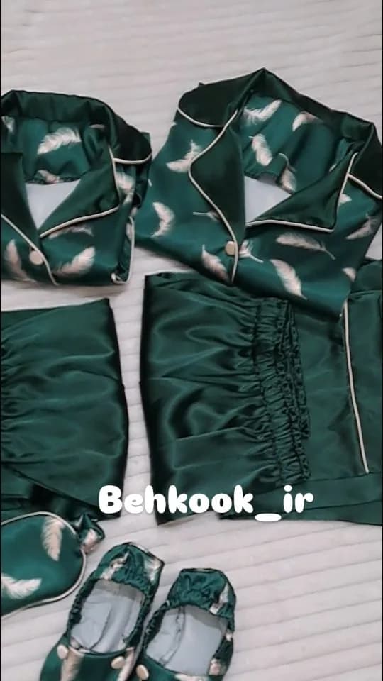 ست لباس خواب ساتن مادر و دختر