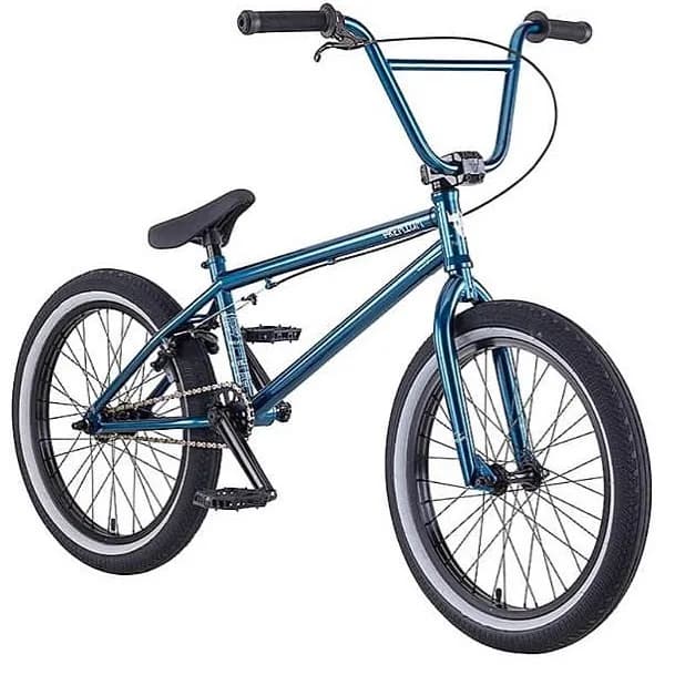 دوچرخه BMX مدل سولو پریمیوم، رنگ آبی و مشکی، جنس فلز، مدل BMX