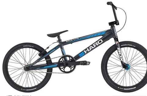 دوچرخه BMX مدل ریس پرو هارو، رنگ مشکی و آبی، جنس فلز، مدل BMX