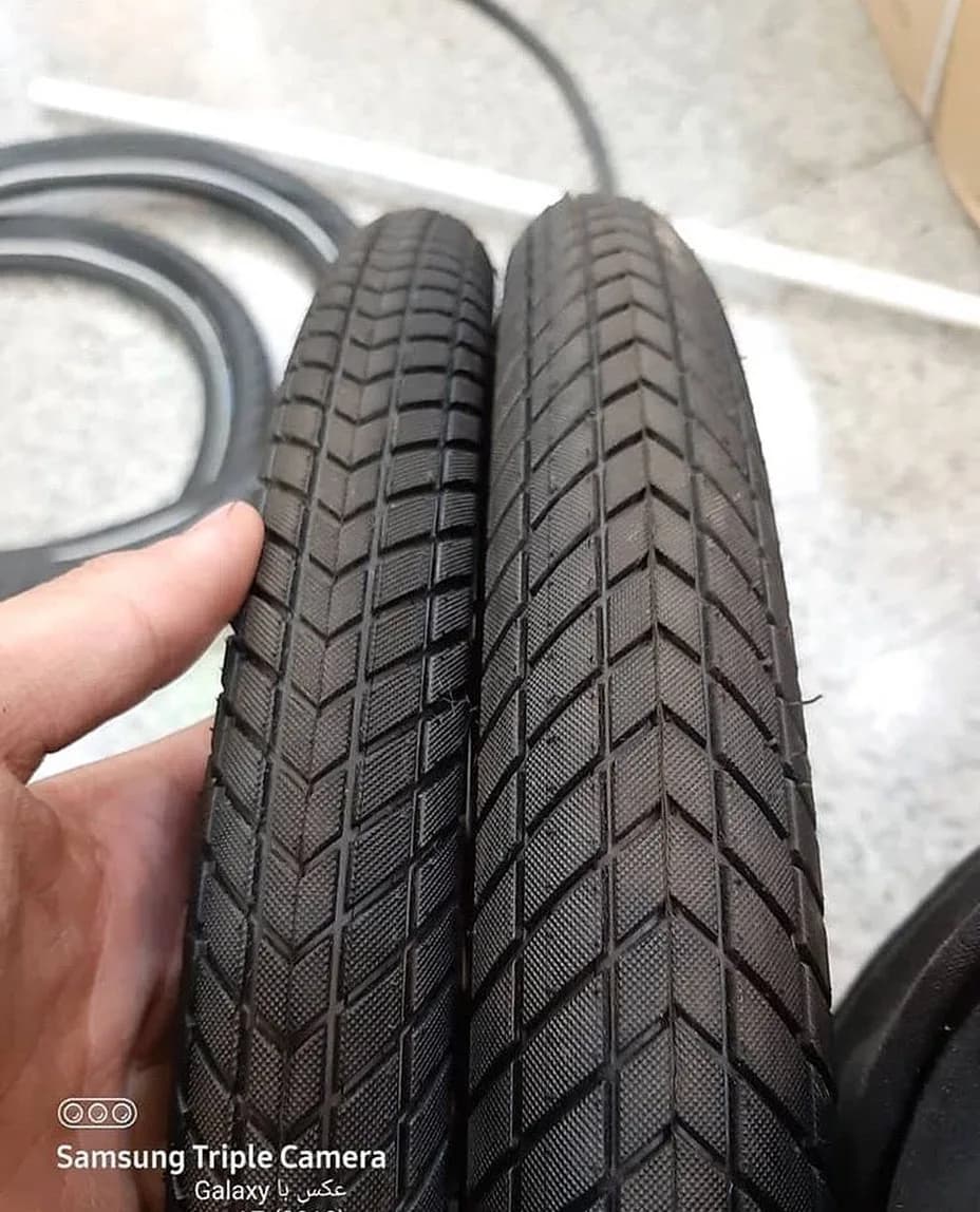 لاستیک دوچرخه کندا، رنگ مشکی
