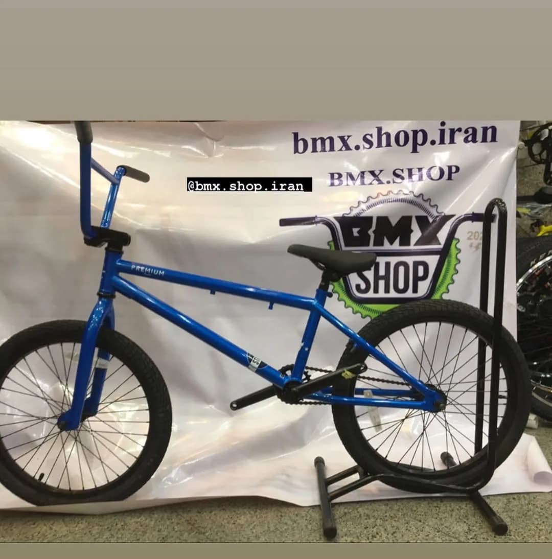 دوچرخه بی‌ام‌ایکس مدل استاری پریمیوم، رنگ آبی، جنس فلز، دوچرخه BMX