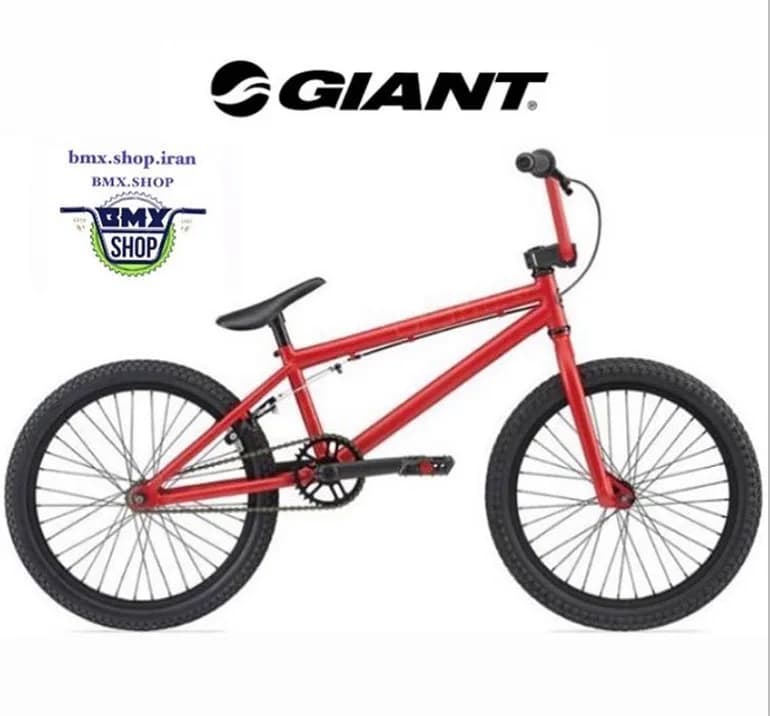 دوچرخه بیامایکس، رنگ قرمز و مشکی، جنس فلز، مدل BMX