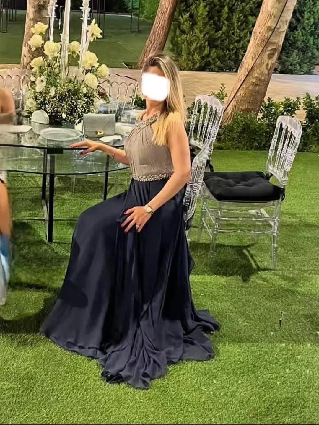 لباس شب حریر سنگدوزی