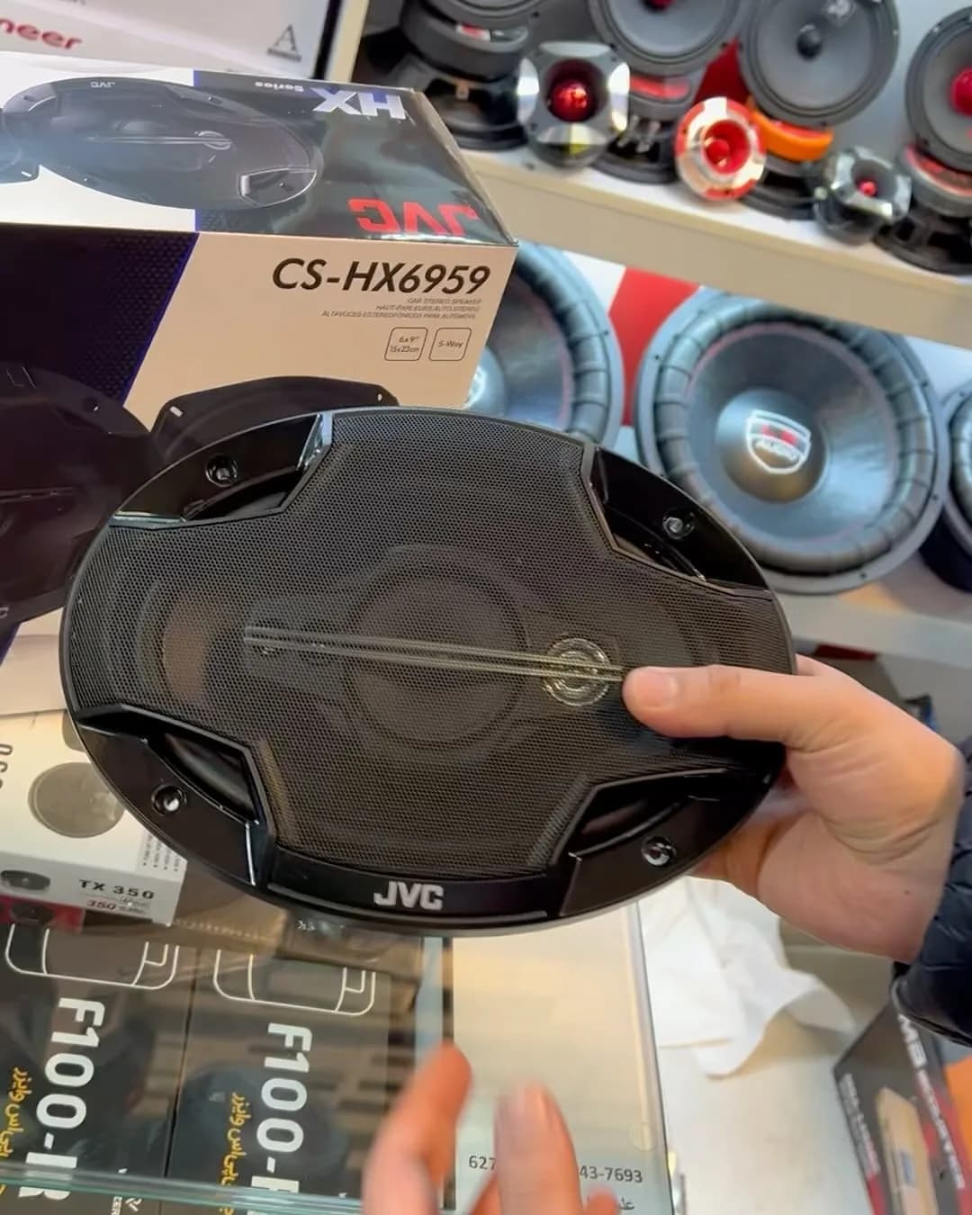باند بیضی جی وی سی HX-6959، رنگ مشکی، گرد