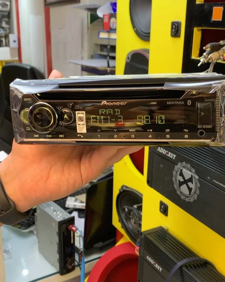 ضبط خودرو پایونیر DEH-S5250BT، رنگ مشکی، جنس پلاستیک و فلز، مستطیلی