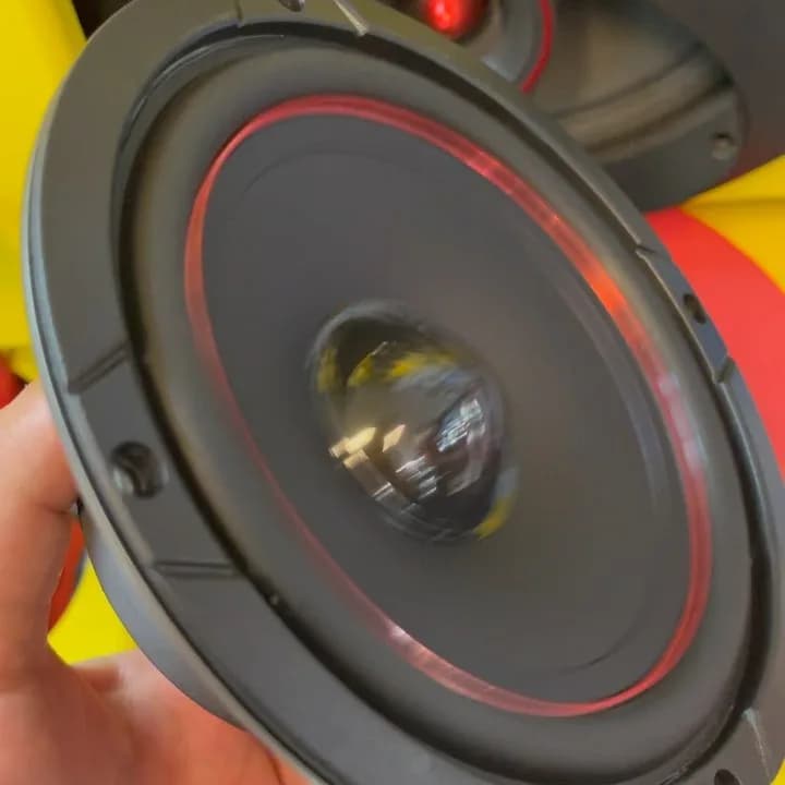باند گرد پاناتک PM-653P شش اینچ، رنگ مشکی و قرمز، جنس پلاستیک و فلز، ۶ اینچی