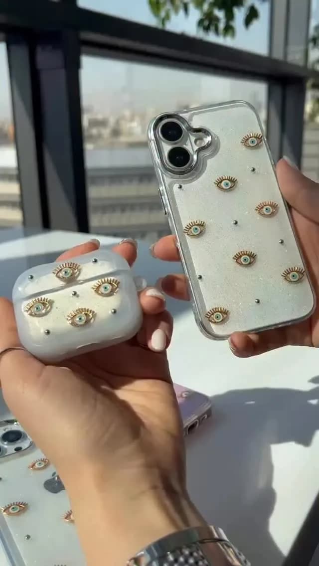 قاب شاین طرح چشم و کاور ایرپاد