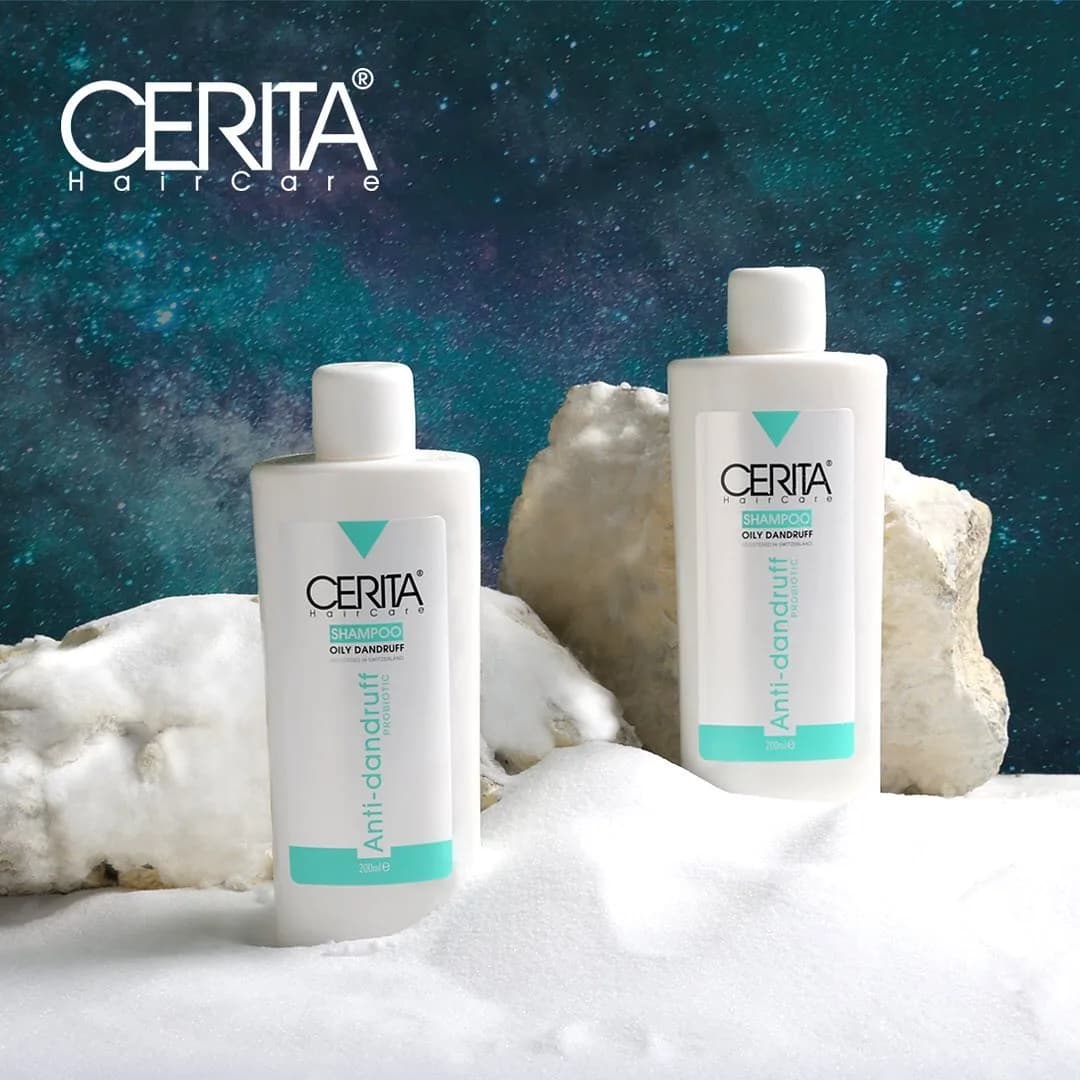 شامپو ضد شوره پروبیوتیک موی چرب CERITA