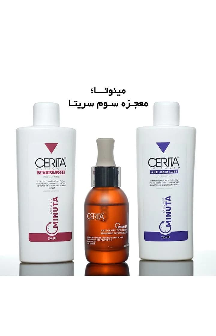 شامپو و تونیک ضد ریزش مینوتا CERITA