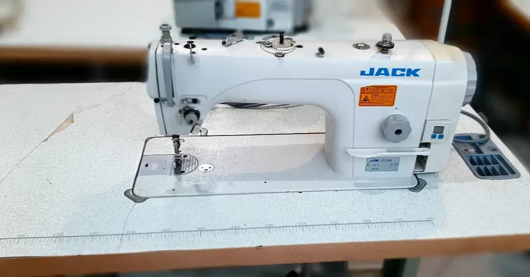 چرخ راسته ۹۱۲۰ Jack، رنگ سفید، جنس فلز، صنعتی دوخت مستقیم