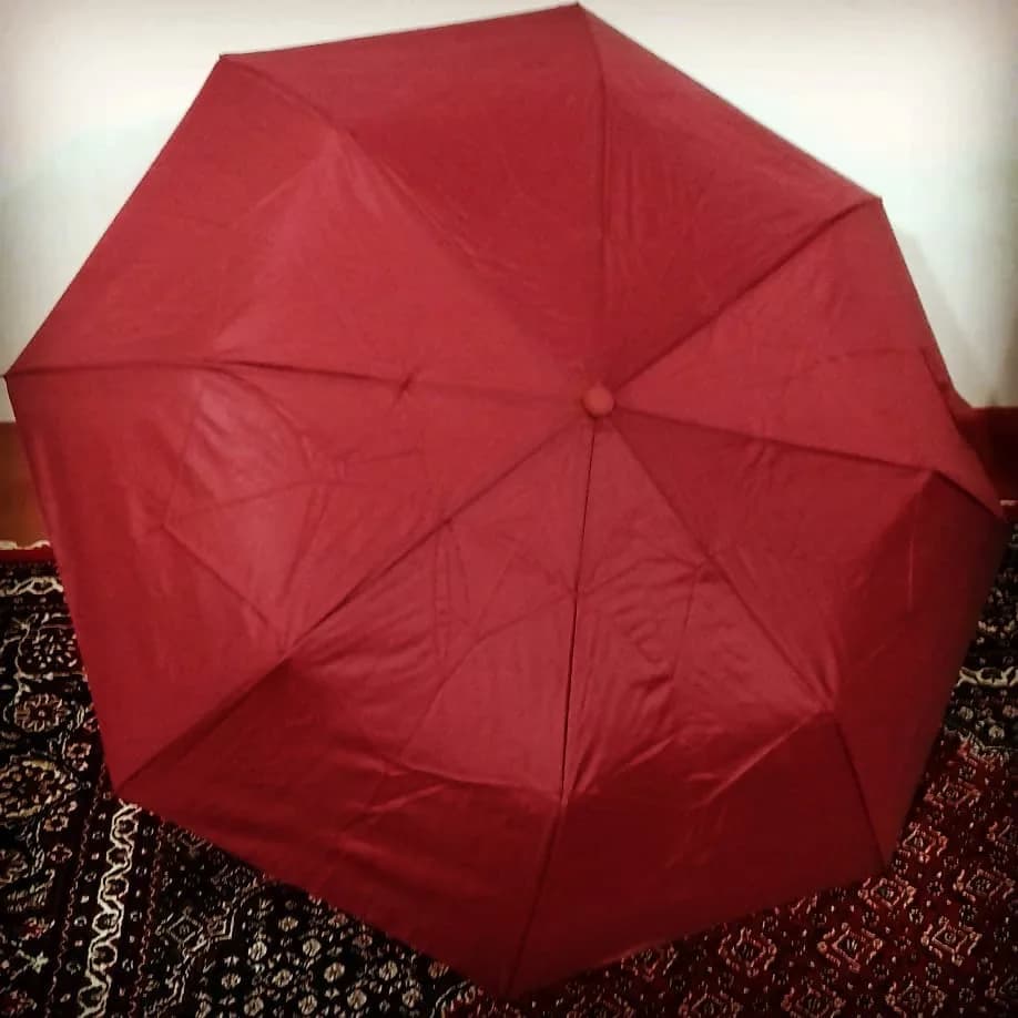 چتر تاشو فول اتوماتیک، رنگ قرمز، چتر دستی