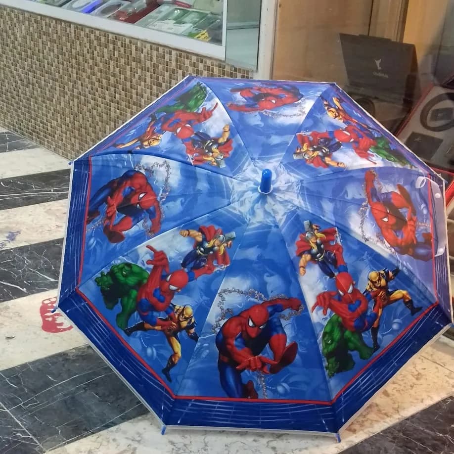 چتر پسرانه طرح مرد عنکبوتی