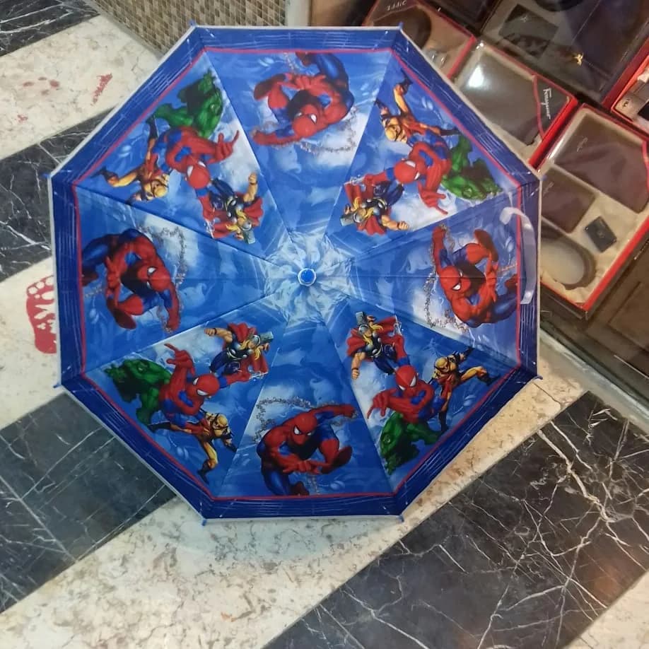 چتر پسرانه طرح مرد عنکبوتی
