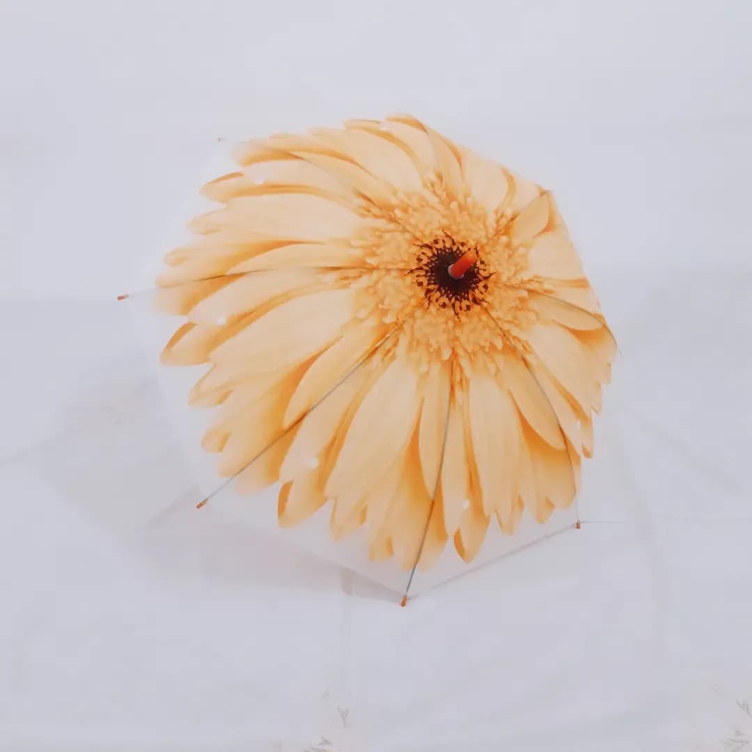 چتر دخترانه طرح گل سه بعدی