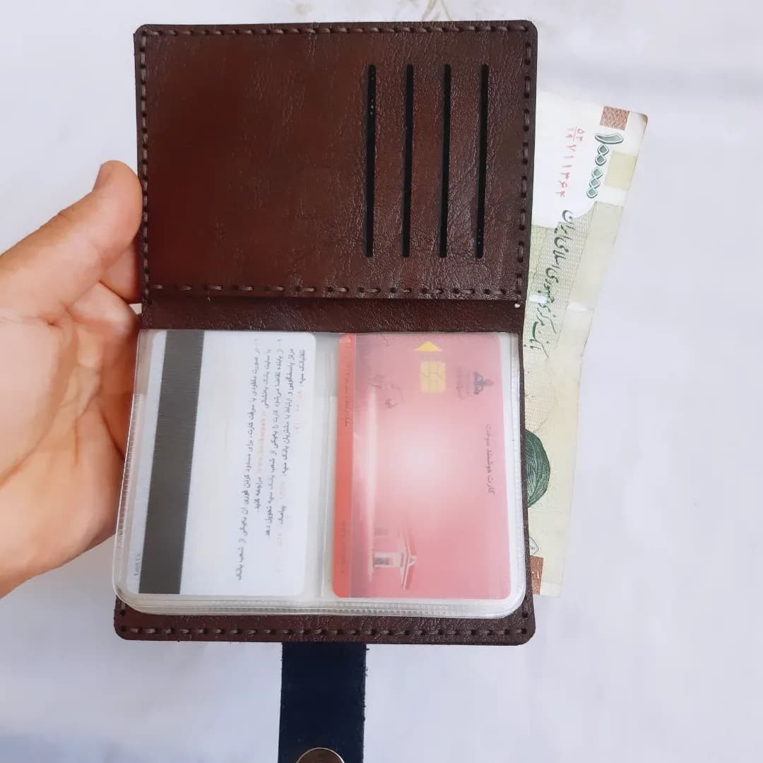 کیف پول و جلد مدارک چرم