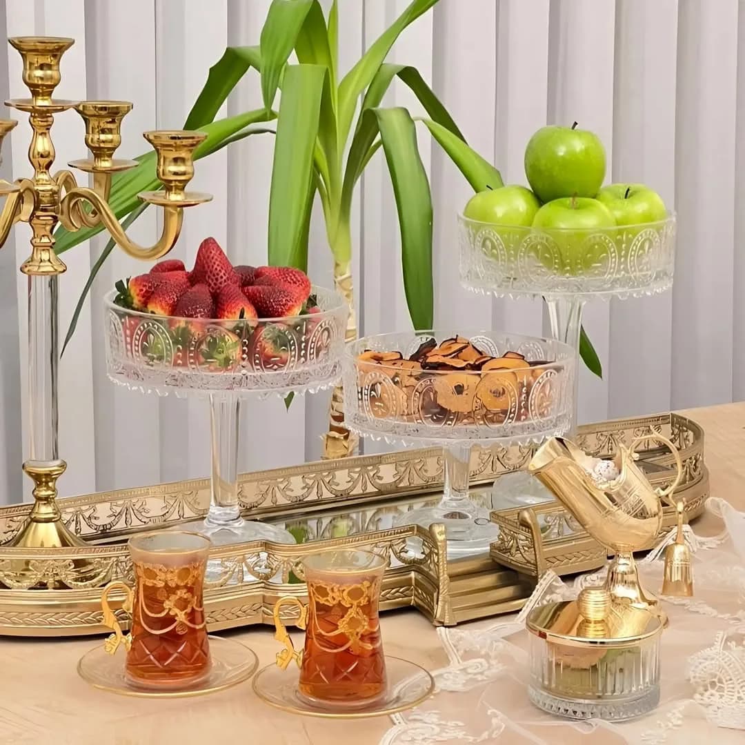 ظرف سرو کریستال مدل سلطنتی آلگرگلس