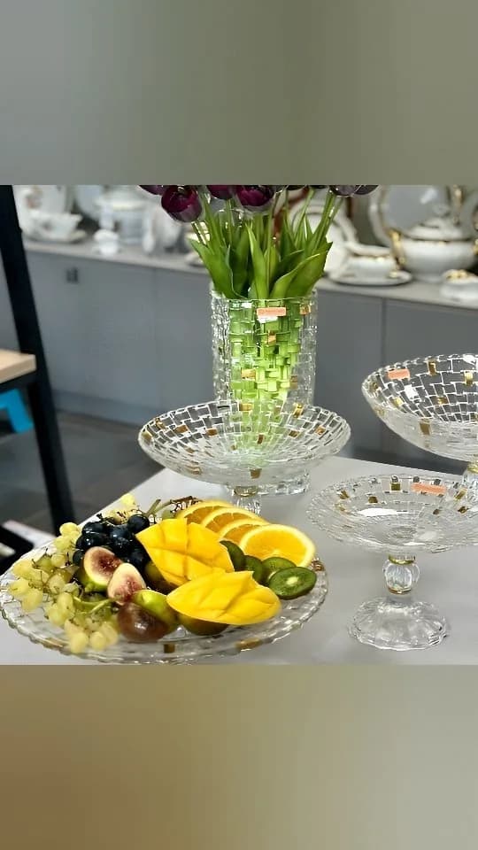 ست کریستال میوهخوری ناخمن