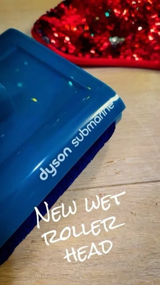 جارو شارژی دایسون V15s Detect Submarine، رنگ آبی، جنس پلاستیک، مدل Wet Roller