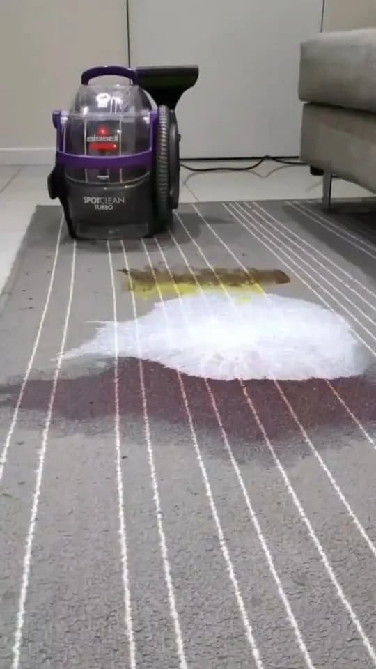 فرششوی و مبلشوی بیسل SpotClean Turbo، رنگ بنفش، خاکستری و مشکی، جنس پلاستیک، دستی قابل حمل