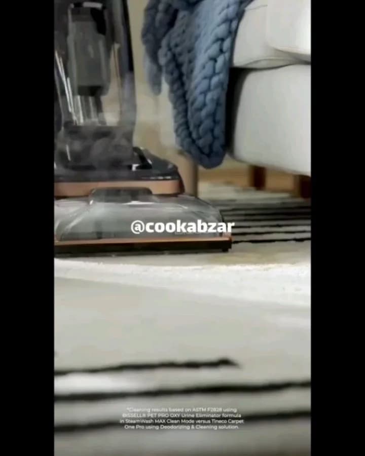 فرششوی و مبلشوی بیسل Revolution Hydrosteam، رنگ مشکی و طلایی، جنس پلاستیک و فلز، ایستاده، مخزندار