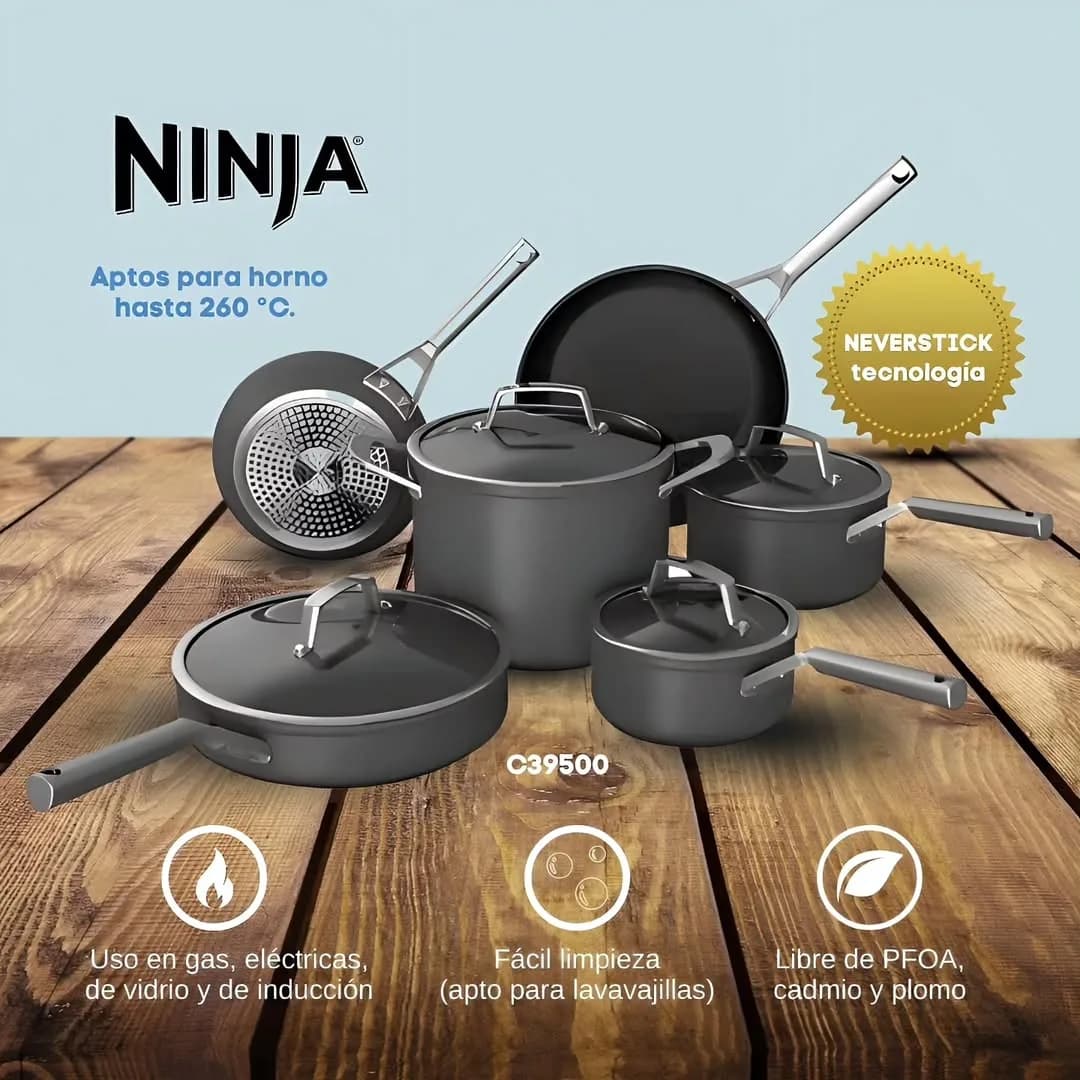 سرویس قابلمه نچسب ۱۰ پارچه Ninja