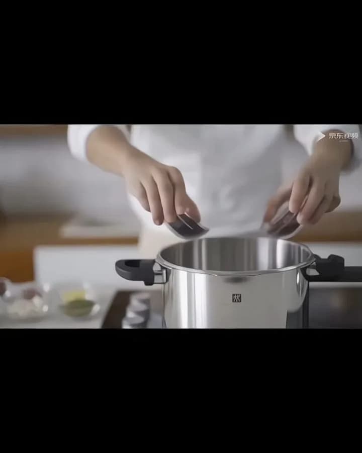 زودپز ۶ لیتری EcoQuick II Zwilling، رنگ نقرهای و سیاه، جنس استیل و پلاستیک، استوانهای، دستهدار