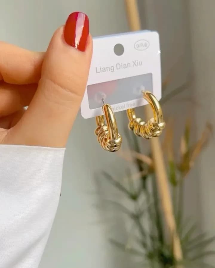گوشواره ترند رنگ ثابت