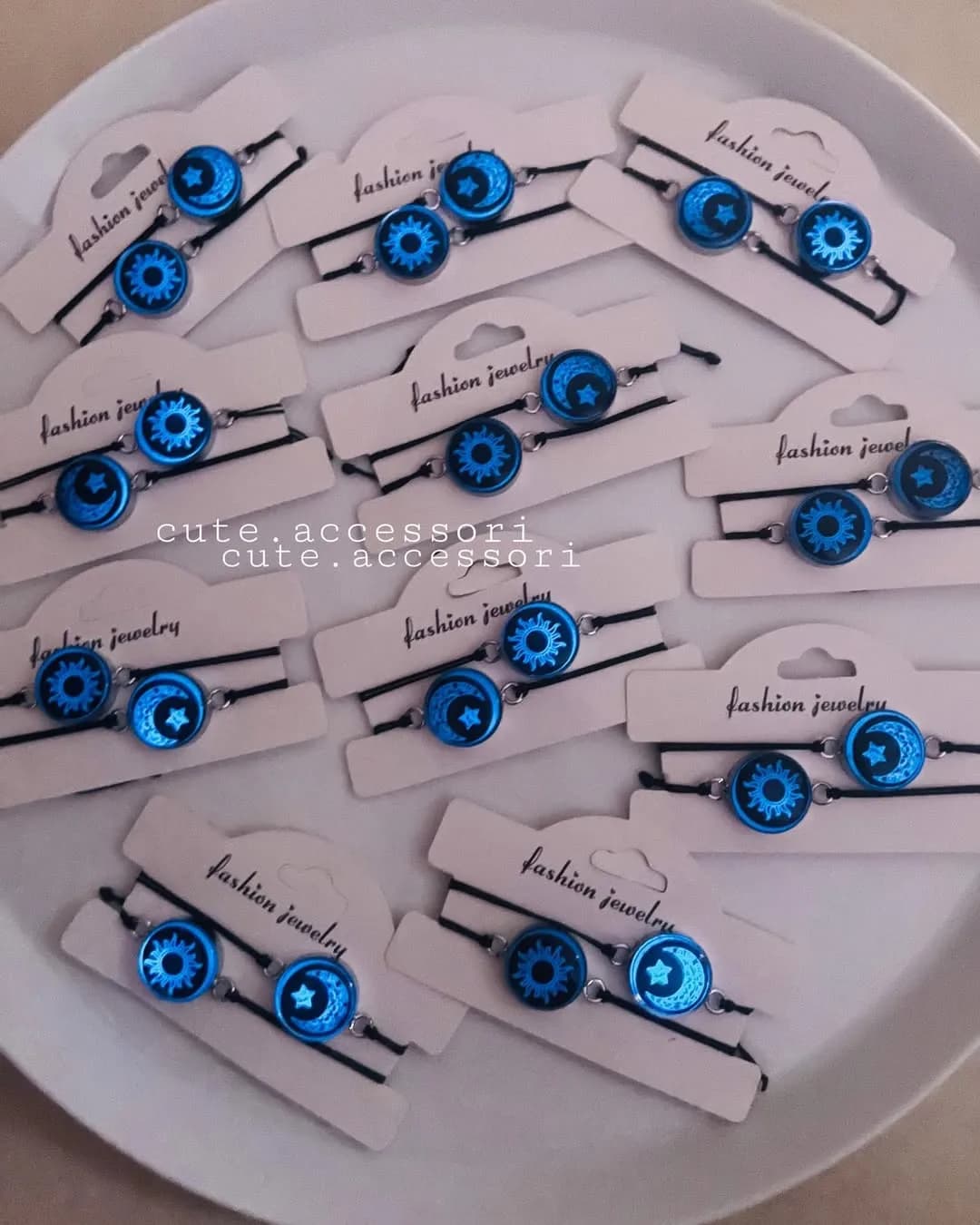 دستبند ست ماه و خورشید شب‌تاب