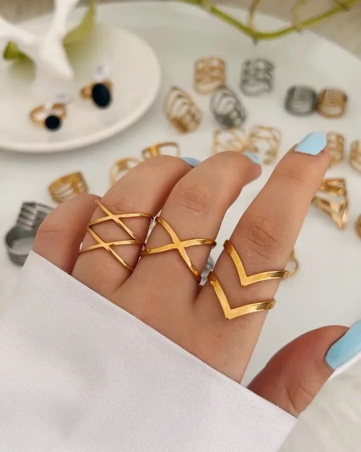 انگشتر فشن استیل
