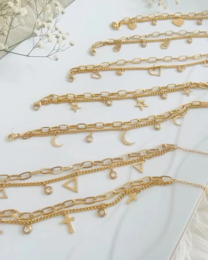 دستبند دولاین استیل