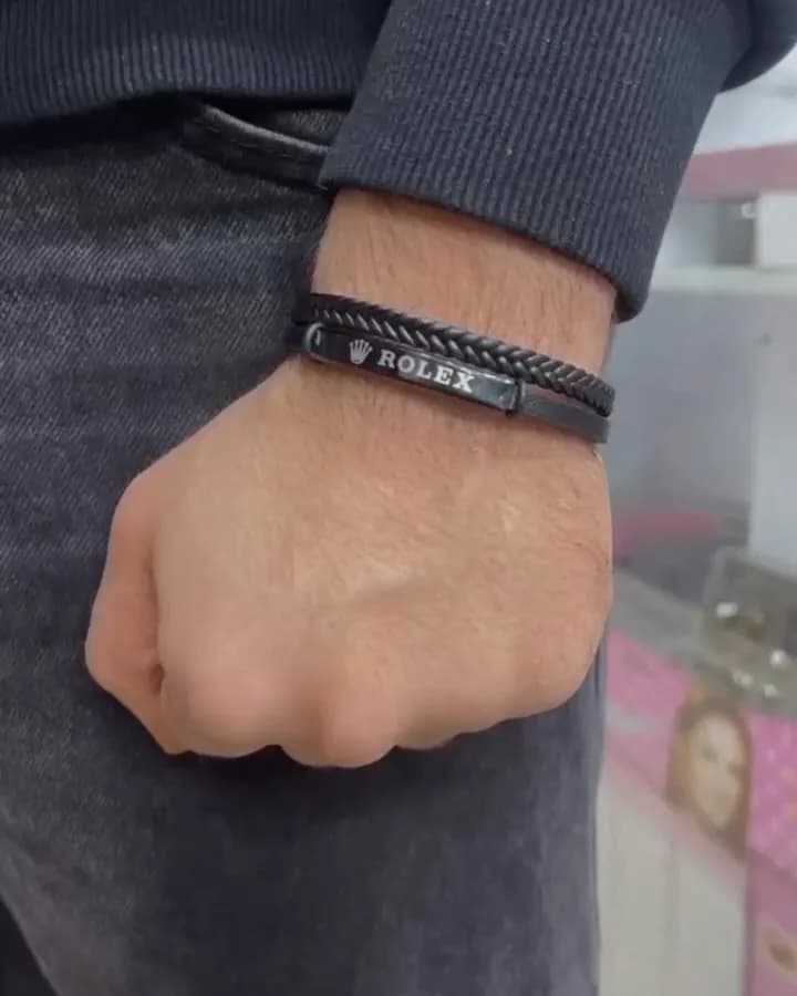 دستبند پسرانه استیل