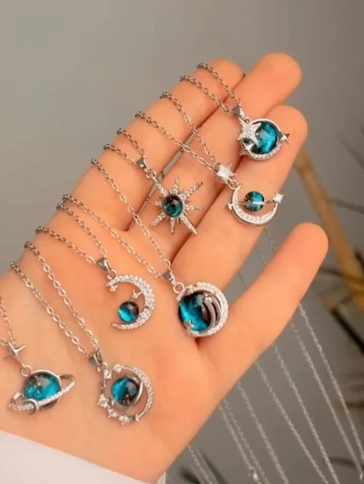 گردنبند پلاک جواهری